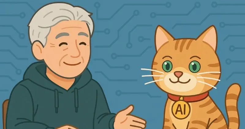 お父さん×みっ太の対談イラスト